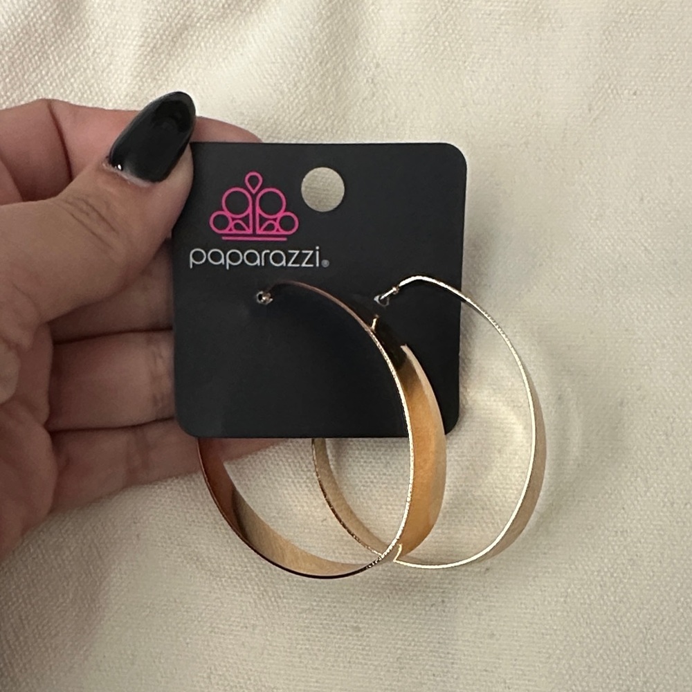 Paparazzi Gold Hoops